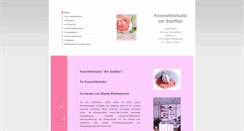 Desktop Screenshot of kosmetik-beratung.net